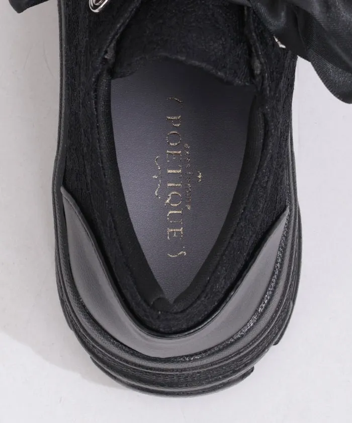 Satin Ribbon Sneakers