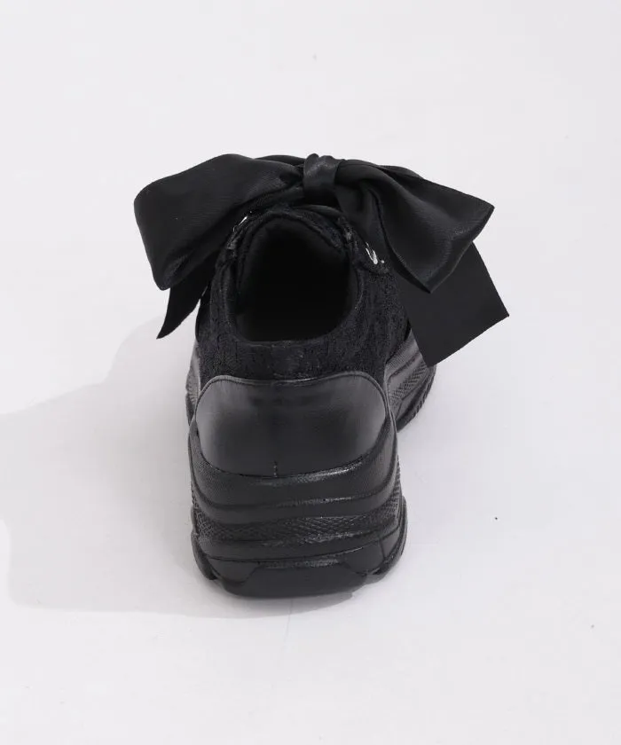 Satin Ribbon Sneakers
