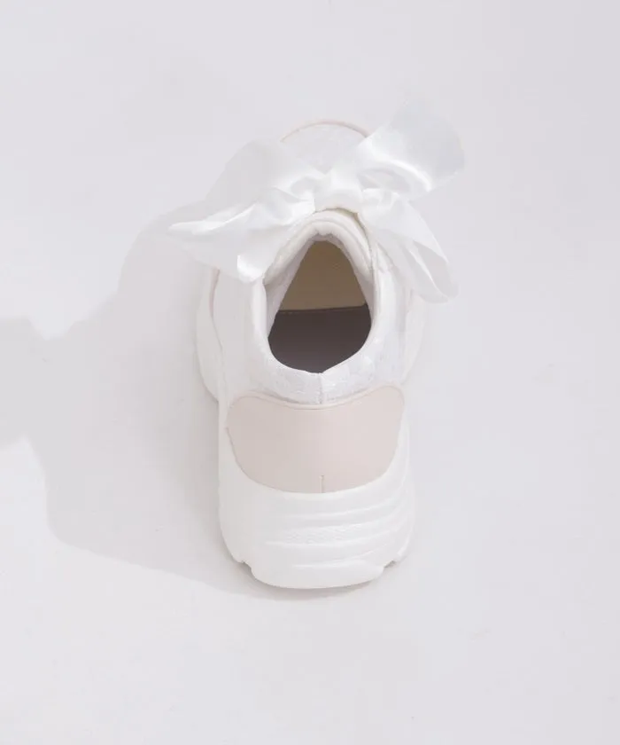Satin Ribbon Sneakers