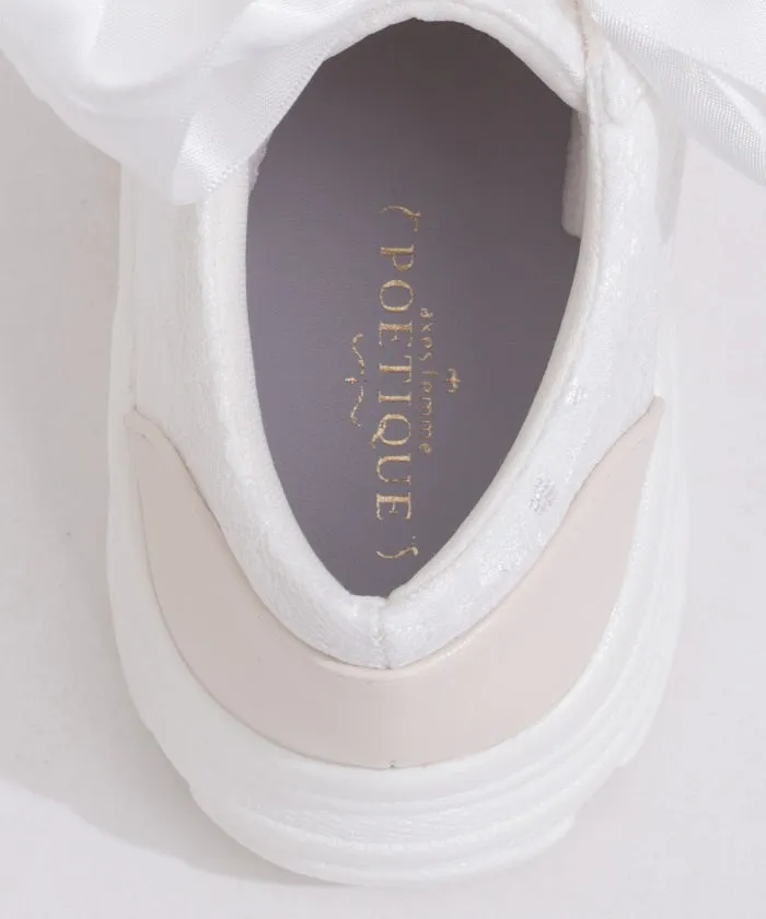 Satin Ribbon Sneakers