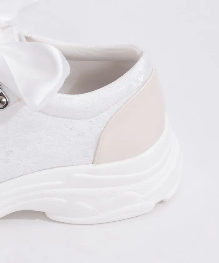 Satin Ribbon Sneakers
