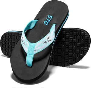STQ Womens Quick Dry Flip FlopsArch Support Thong Sandals