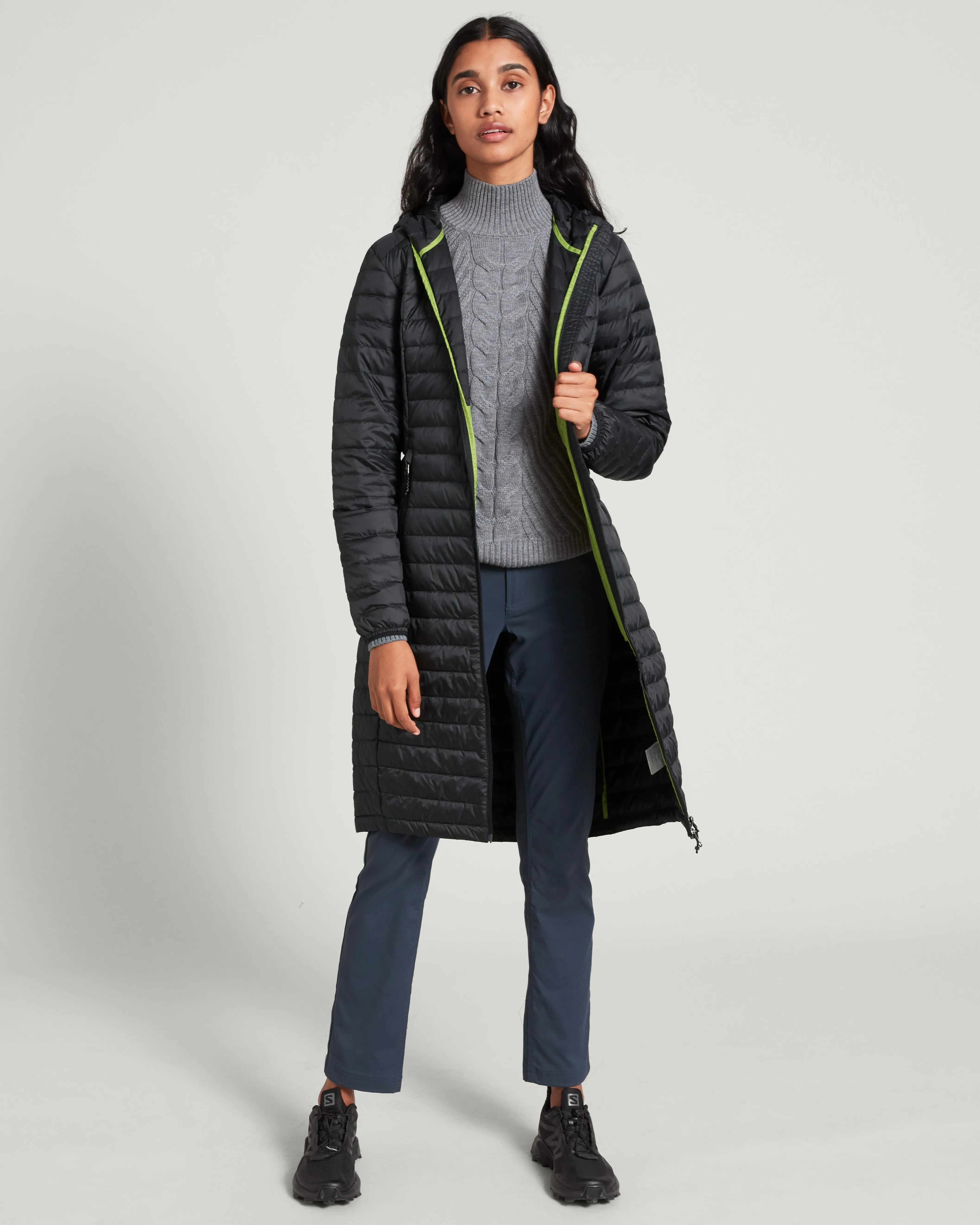 Women's Heli Down Parka - Black