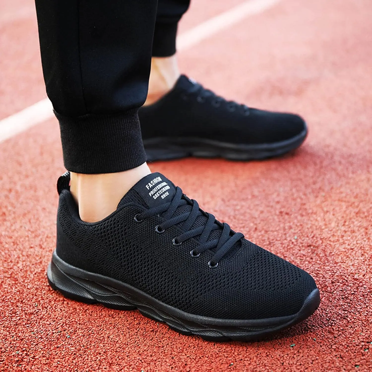 Women's Lace Up Road Running Shoes Wide Athletic Tennis Mens Running Shoes Walking Casual Shoes Slip On White Platform Sneakers Waterproof Tennis Shoe Cross Trainer Shoe